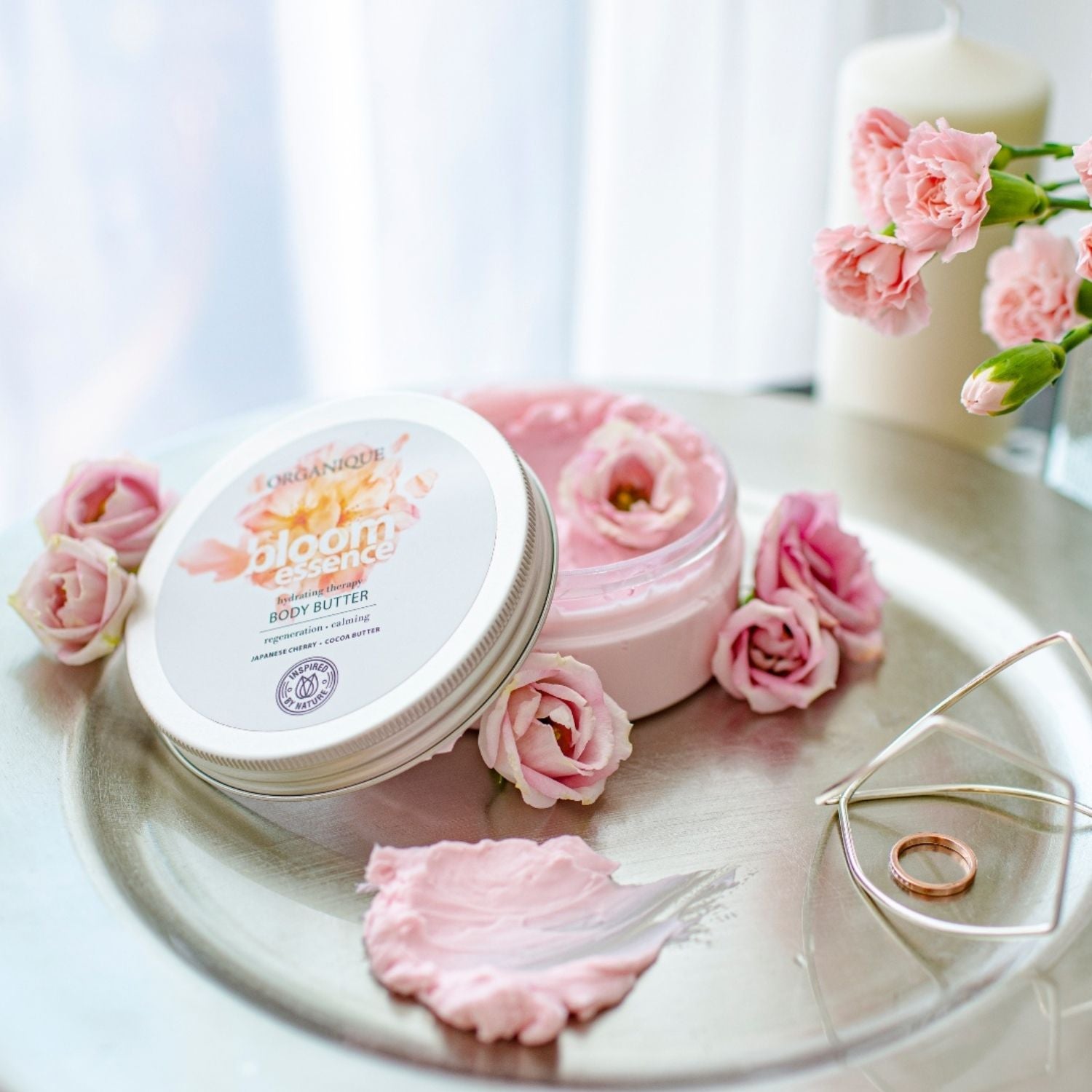 ORGANIQUE Bloom Essence Set SHOWER DELIGHT| Body Butter Moisturiser + Body Mist + Shower Jelly