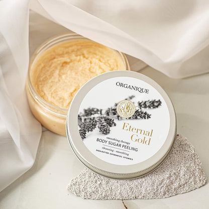 ORGANIQUE Eternal Gold Duo RENEWAL| Body Peeling + Shea Butter Balm