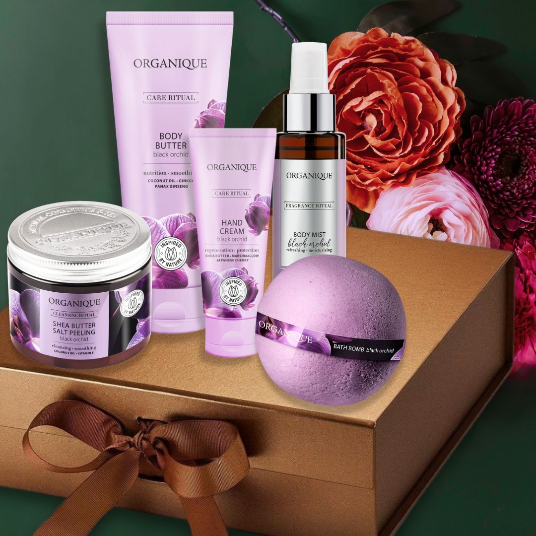 ORGANIQUE Black Orchid HOME SPA Gift Set