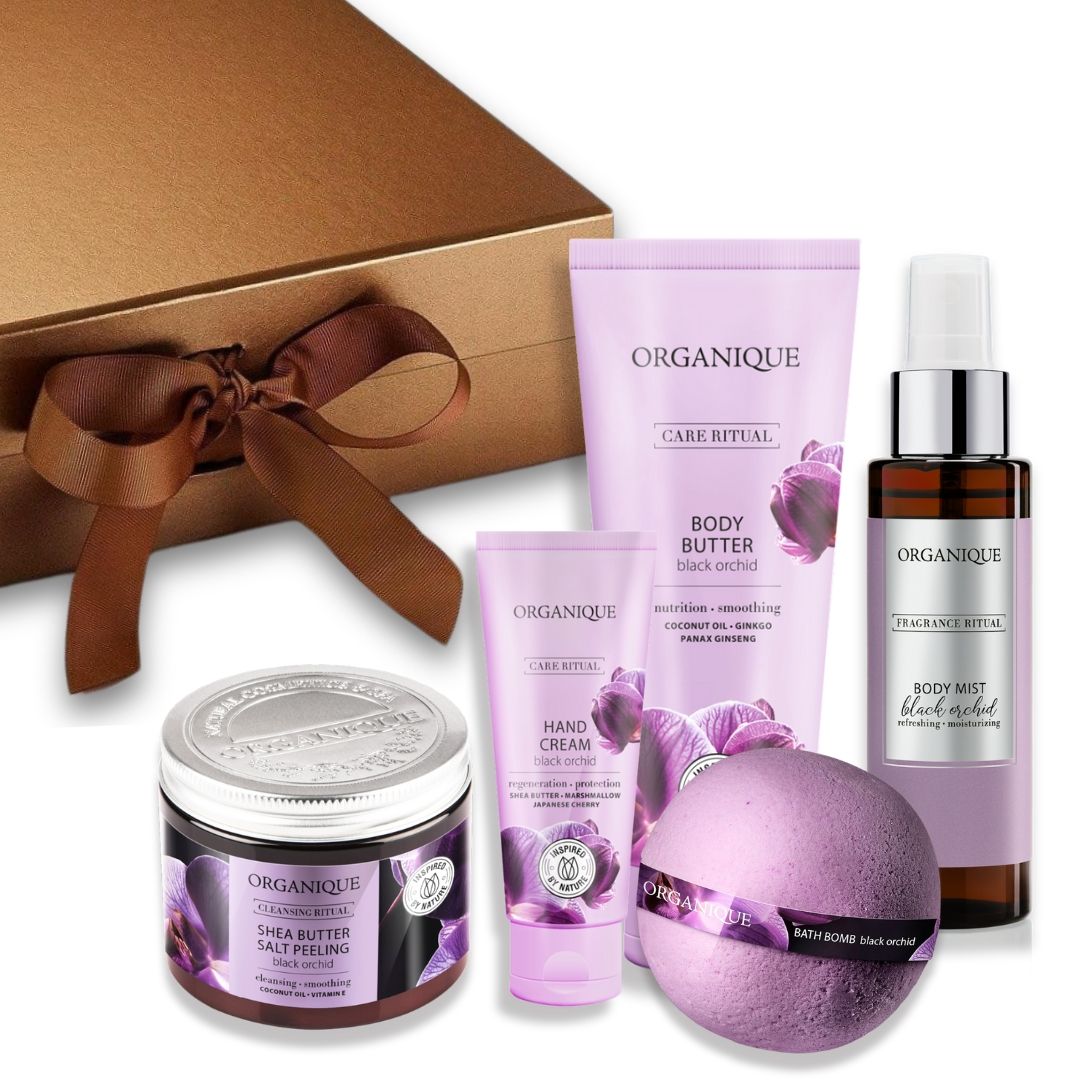 ORGANIQUE Black Orchid HOME SPA Gift Set