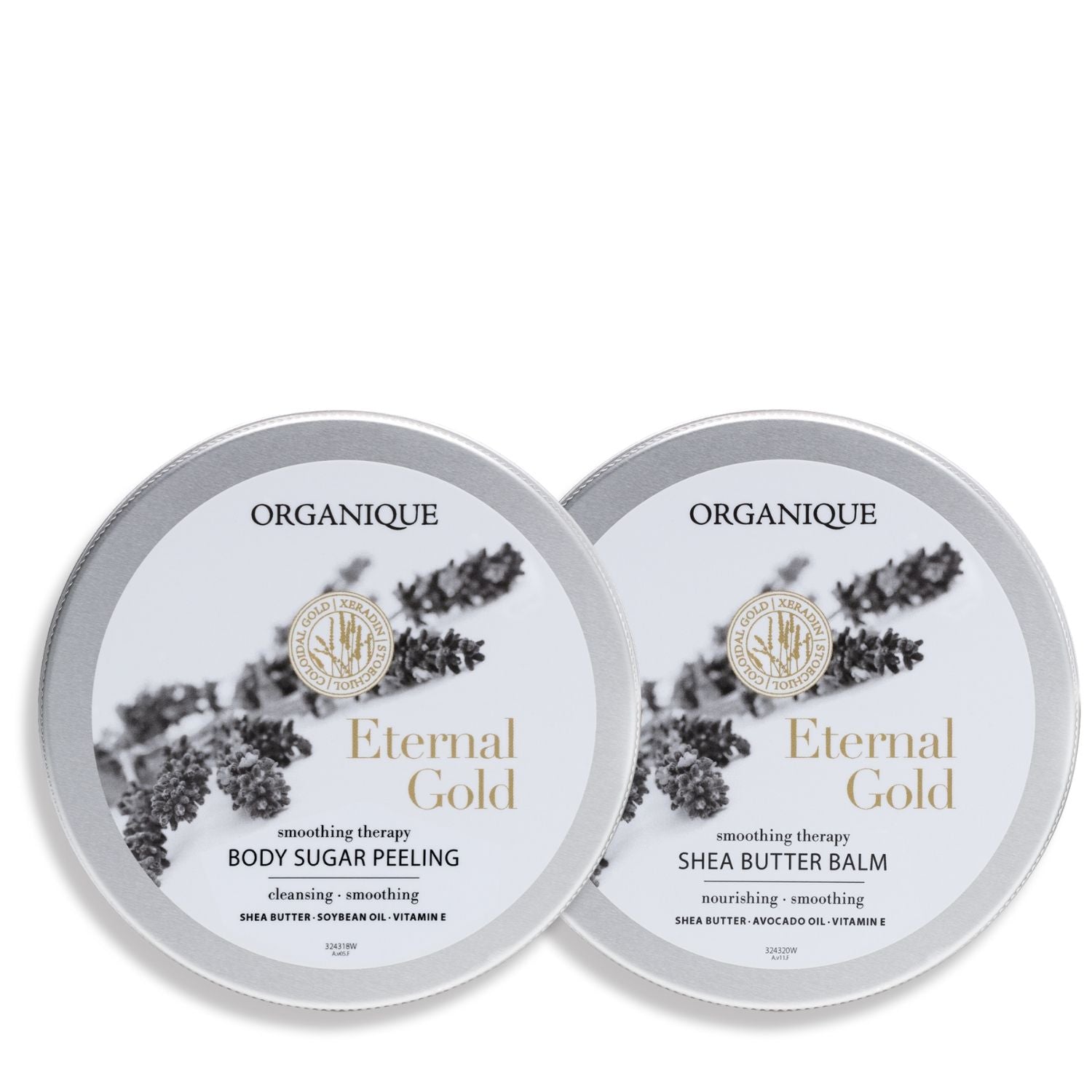 ORGANIQUE Eternal Gold Duo RENEWAL| Body Peeling + Shea Butter Balm