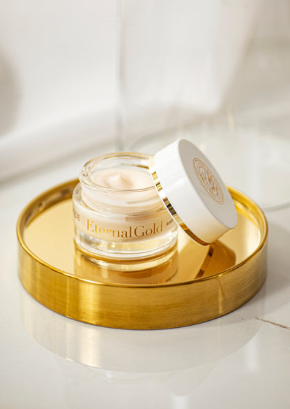 ORGANIQUE Eternal Gold Skincare Duo NIGHT TIME| Night Cream Moisturiser + Anti-Wrinkle Eye Cream