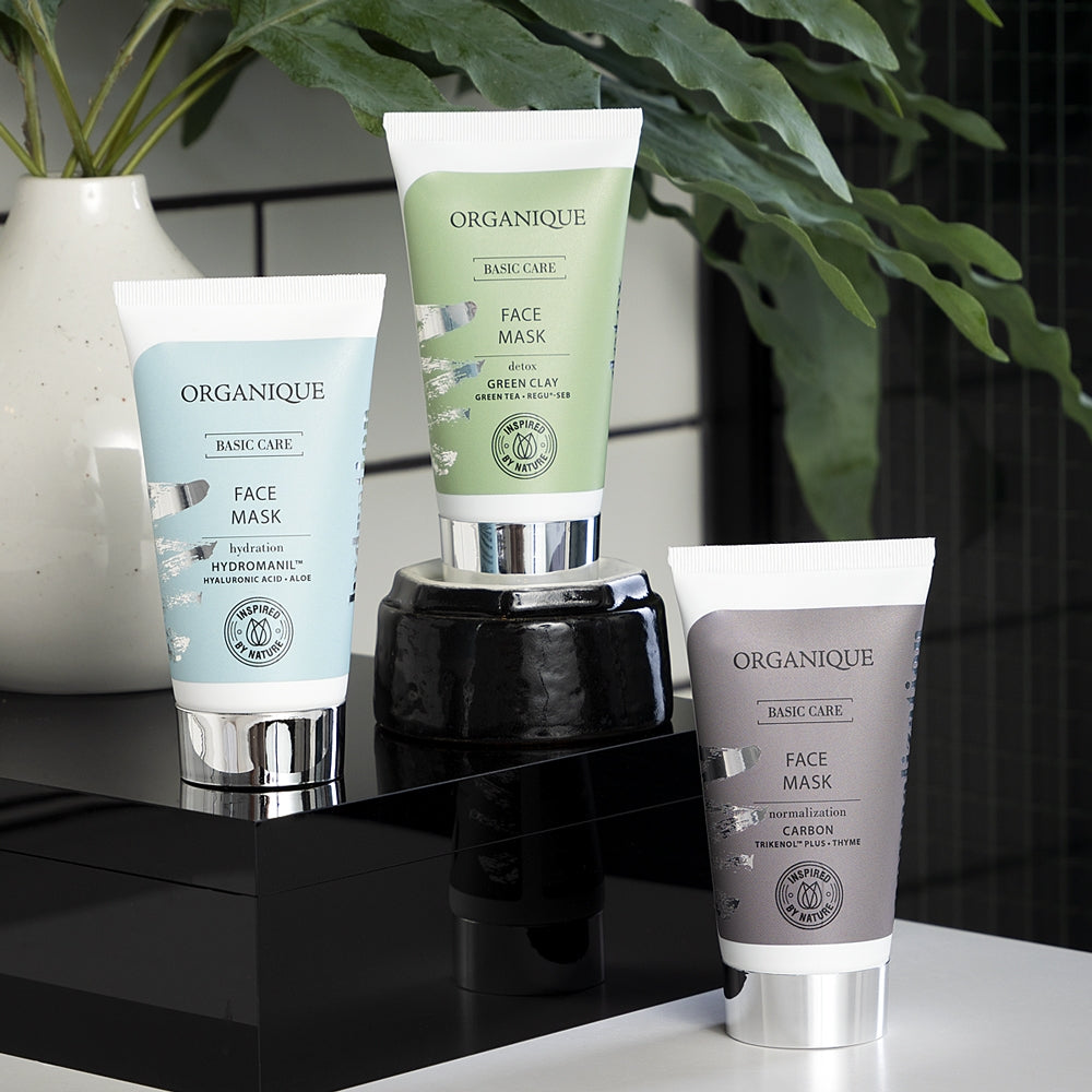 ORGANIQUE Skincare Set BEAUTY ROUTINE| Face Gel + Tonic + Enzymatic Peeling + 3 Face Masks